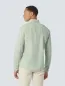 Preview: Modernes Langarmhemd mit dezentem Streifen in Baumwoll-Leinenmischung. Farbe: mint