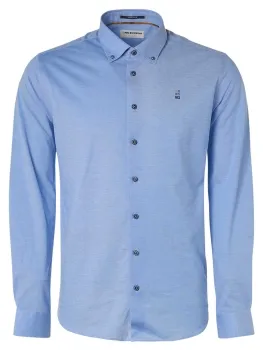 Jersy Pique Shirt, Farbe: Office blue, Baumwolle