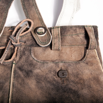 Preview: Hintertasche, Kinderlederhose Modell Pumuckel