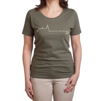 Schloss Ort T-Shirt, Farbe: olive