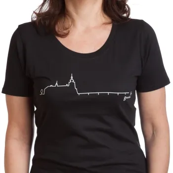 Schloss Ort T-Shirt, schwarz