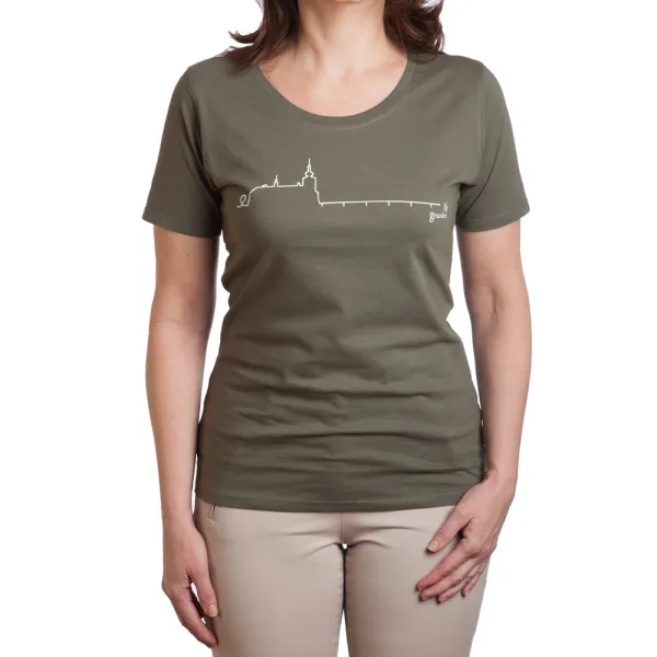 Schloss Ort T-Shirt, olive